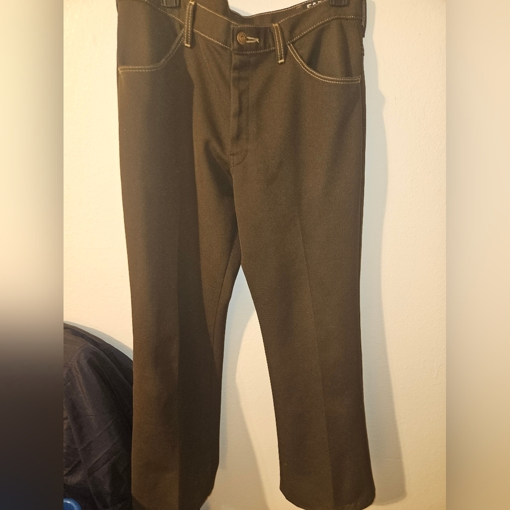 Farah Vintage Mens Brown Pants 34x32